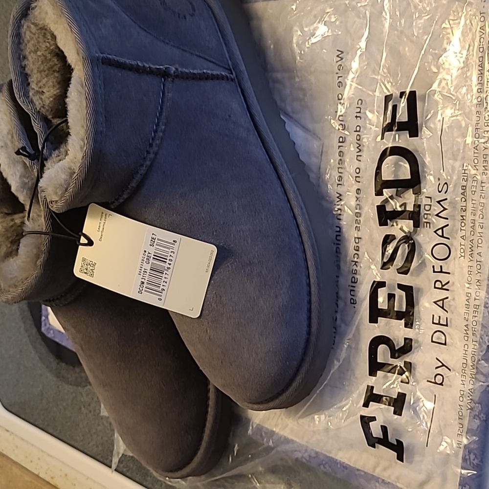 Dearfoams Fireside Mini Boots (nwt)